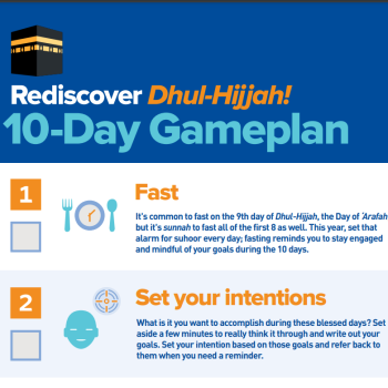 Dhul-Hijjah officially begins on June 19th at Maghrib which makes the Day of Fast on Arafah Tuesday the 27th and Eid on the 28th. Check out this article to help you prepare.